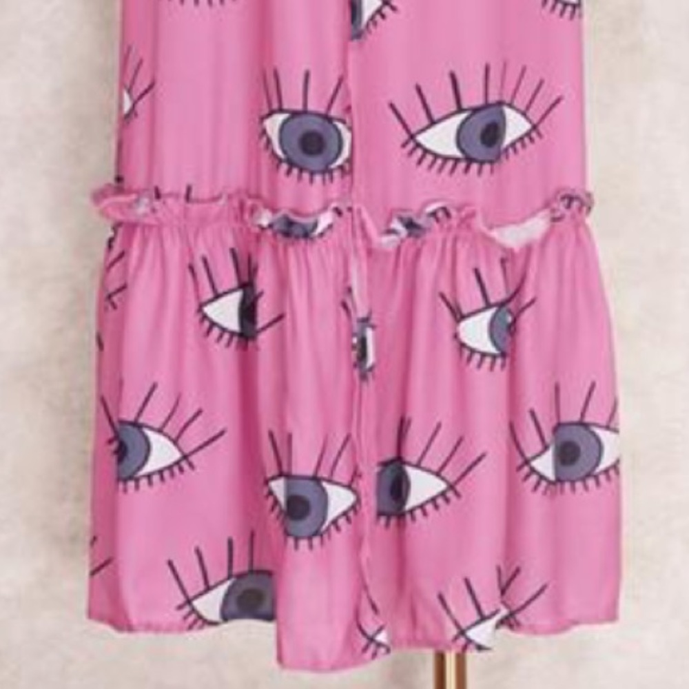ALL EYES ON YOU PINK DUSTER - Picture 11 of 13